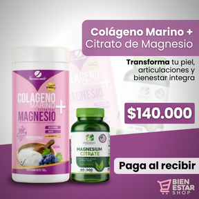 Colágeno Marino y Citrato de Magnesio